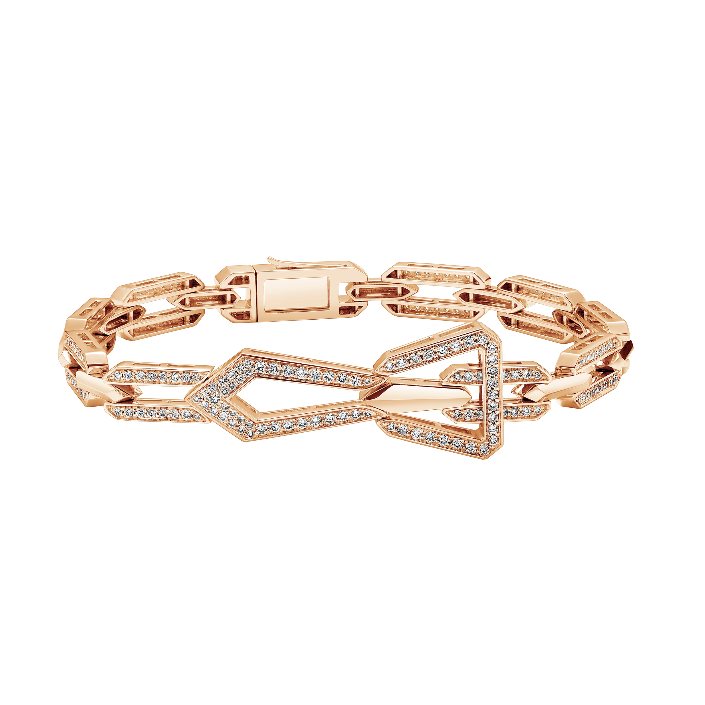 "ROCKET" DIAMOND BRACELET / 1.728 CTW 
 18K Rose Gold