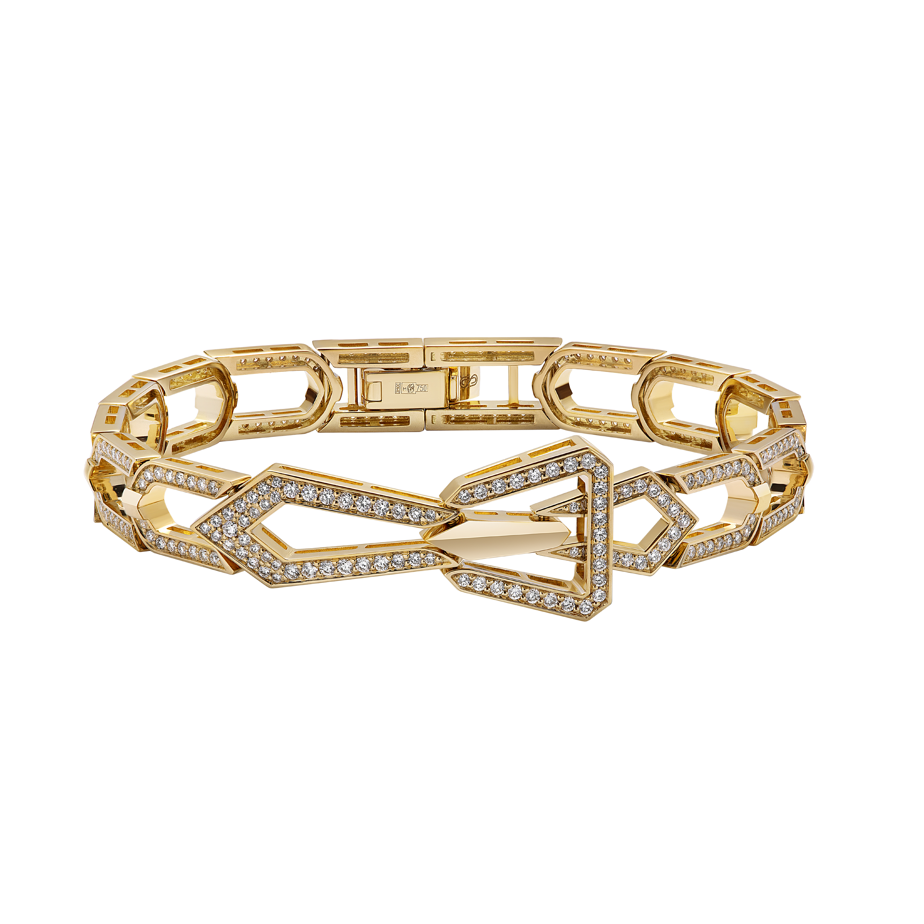 "ROCKET" DIAMOND BRACELET / 1.799 CTW
 18K Yellow Gold