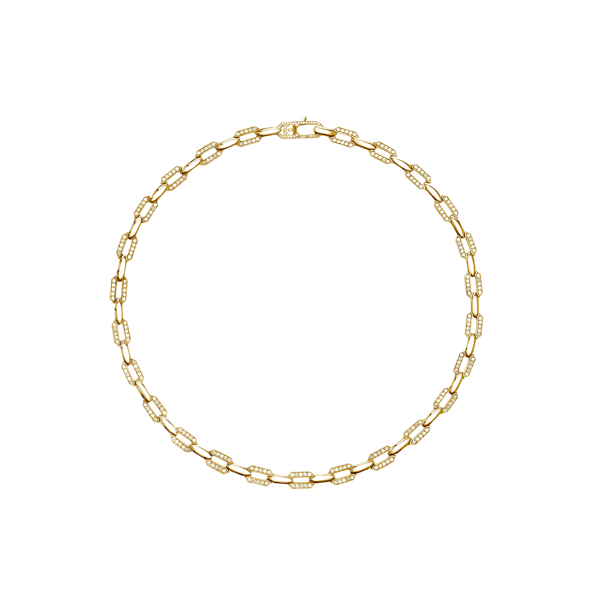 "ARMOR" DIAMOND CHAIN / 2.448 CTW
 18K Yellow Gold