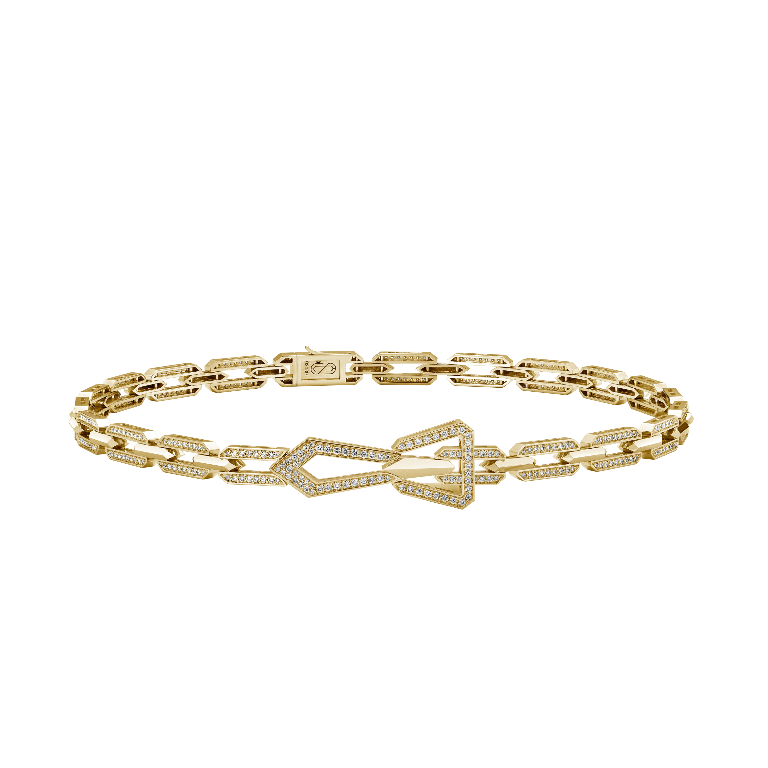 "ROCKET" DIAMOND CHAIN / 3.367 CTW
 18K Yellow Gold