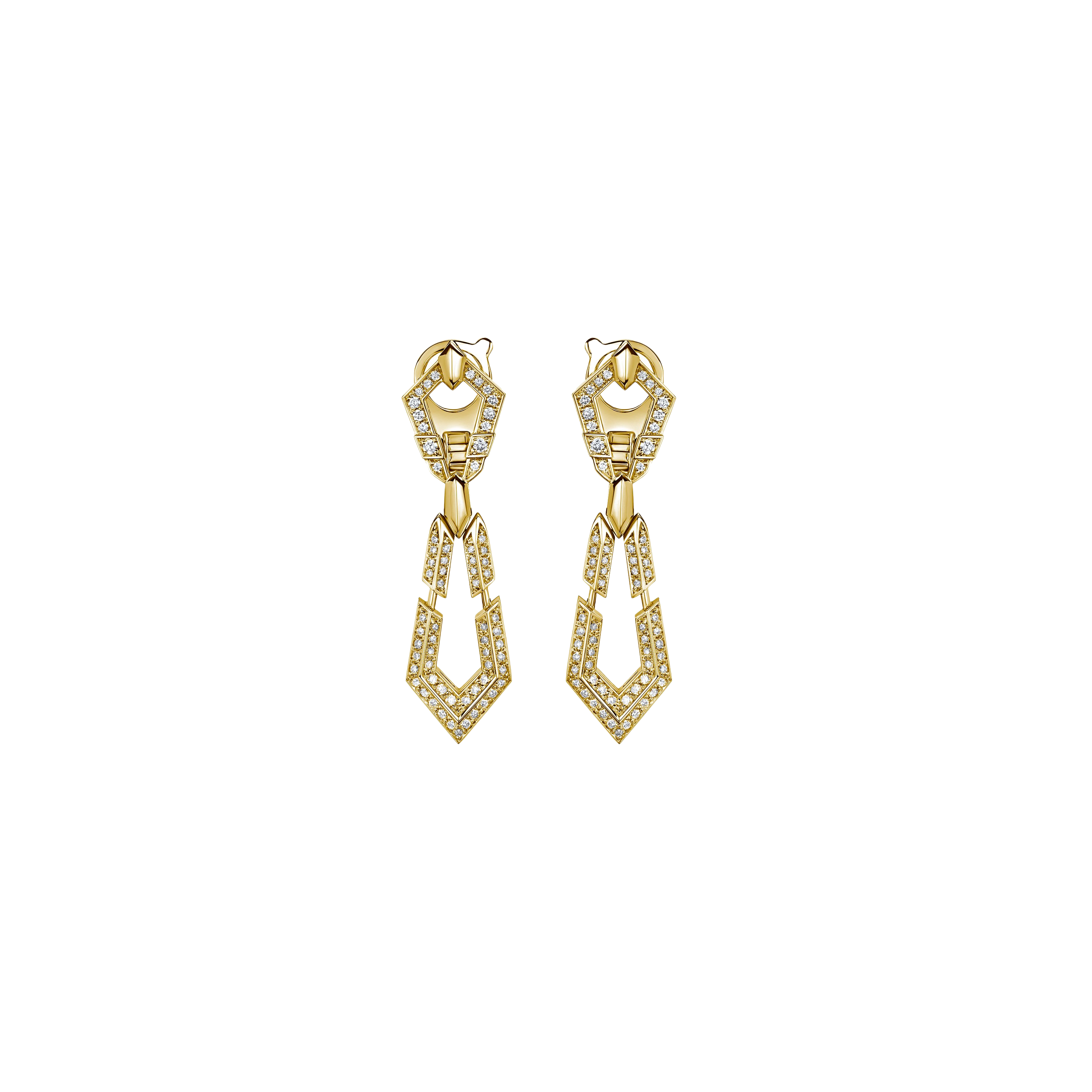 "ROCKET" DIAMOND EARRINGS
 18K Yellow Gold / 0.805 CTW