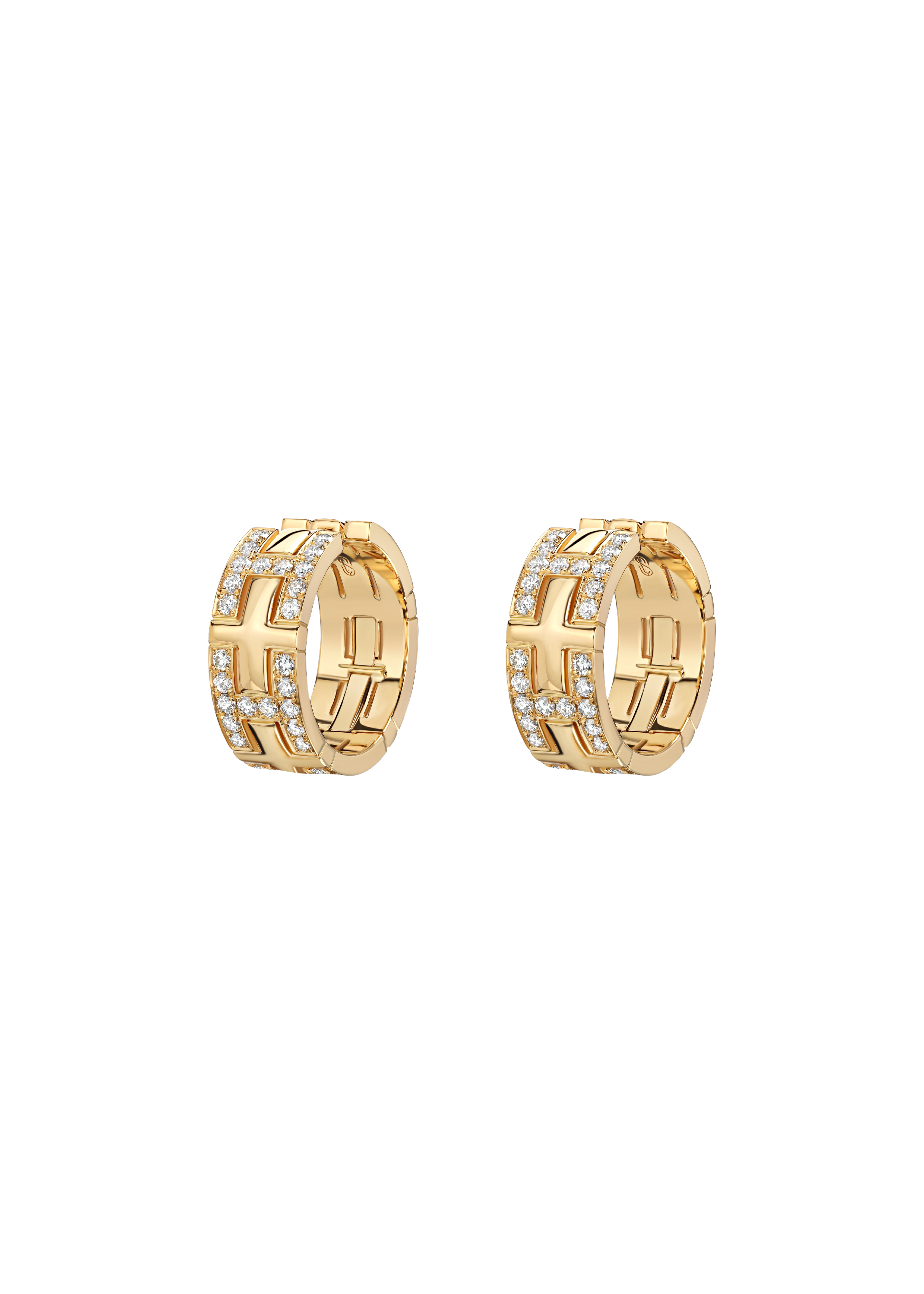 "TTAURI" DIAMOND EARRINGS / 2.245 CTW
 18K Yellow Gold