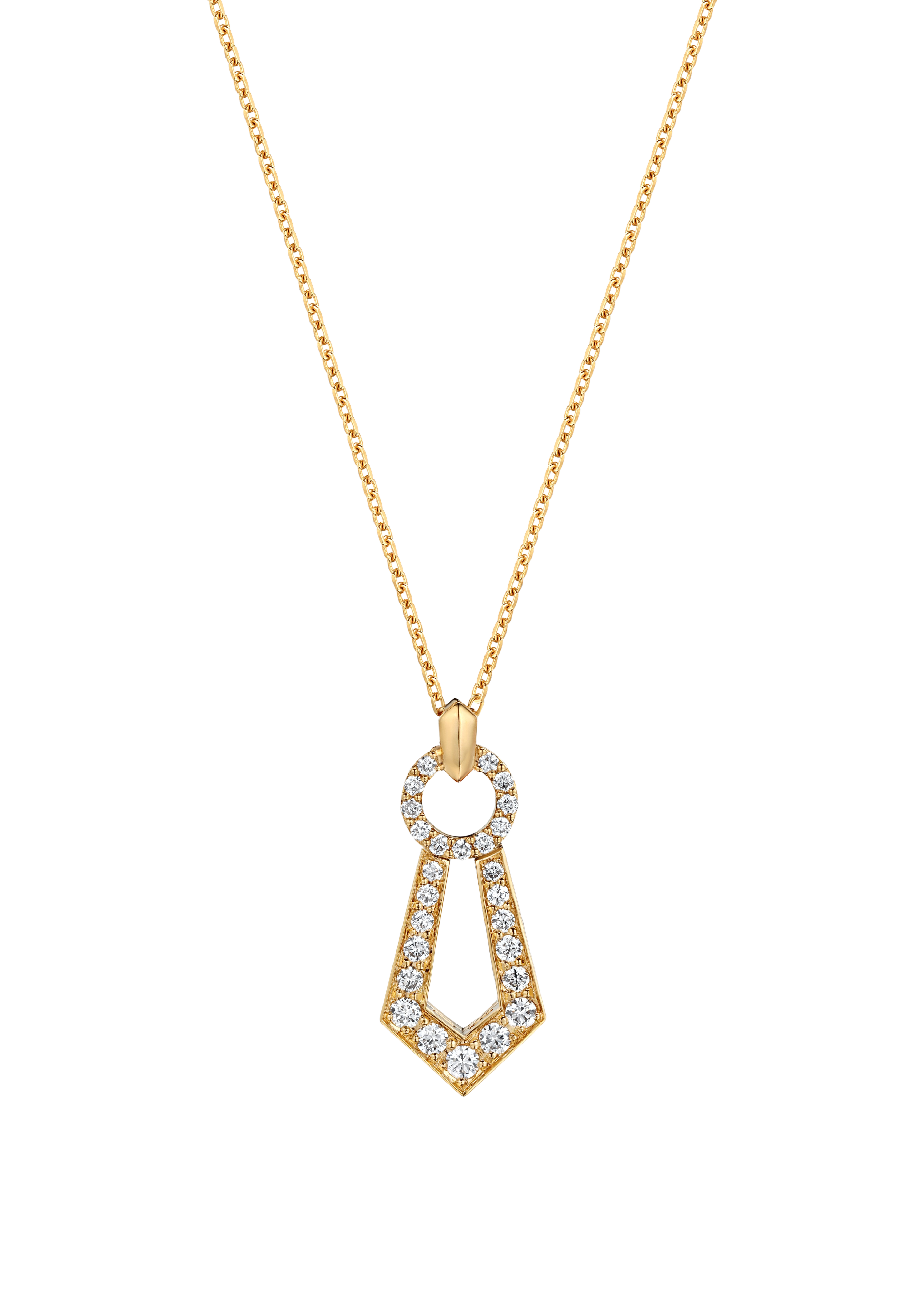 "ROCKET" DIAMOND PENDANT / 0.525 CTW
 18K Yellow Gold
