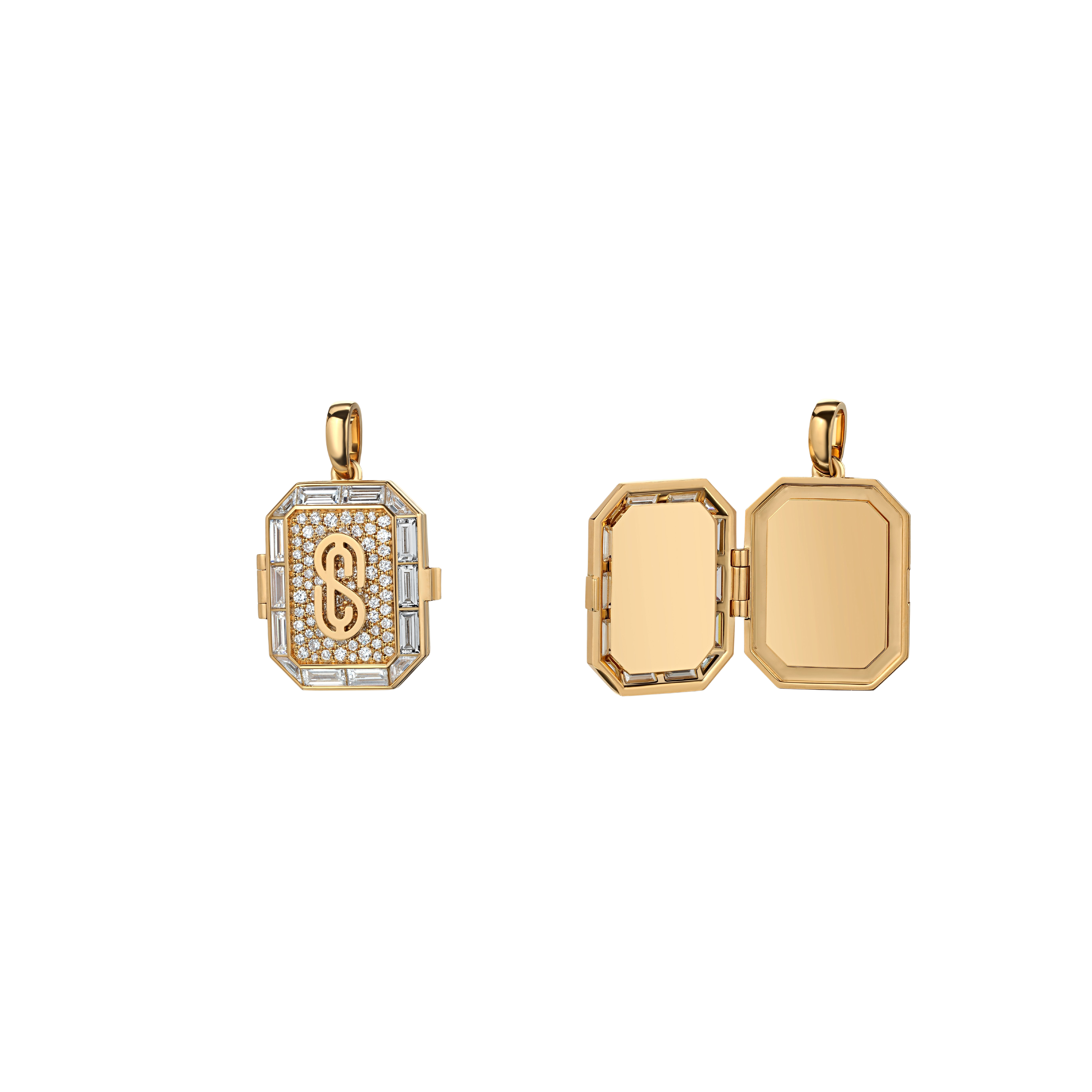 SC MEDALLION
 18K Yellow Gold / 1.820 CTW