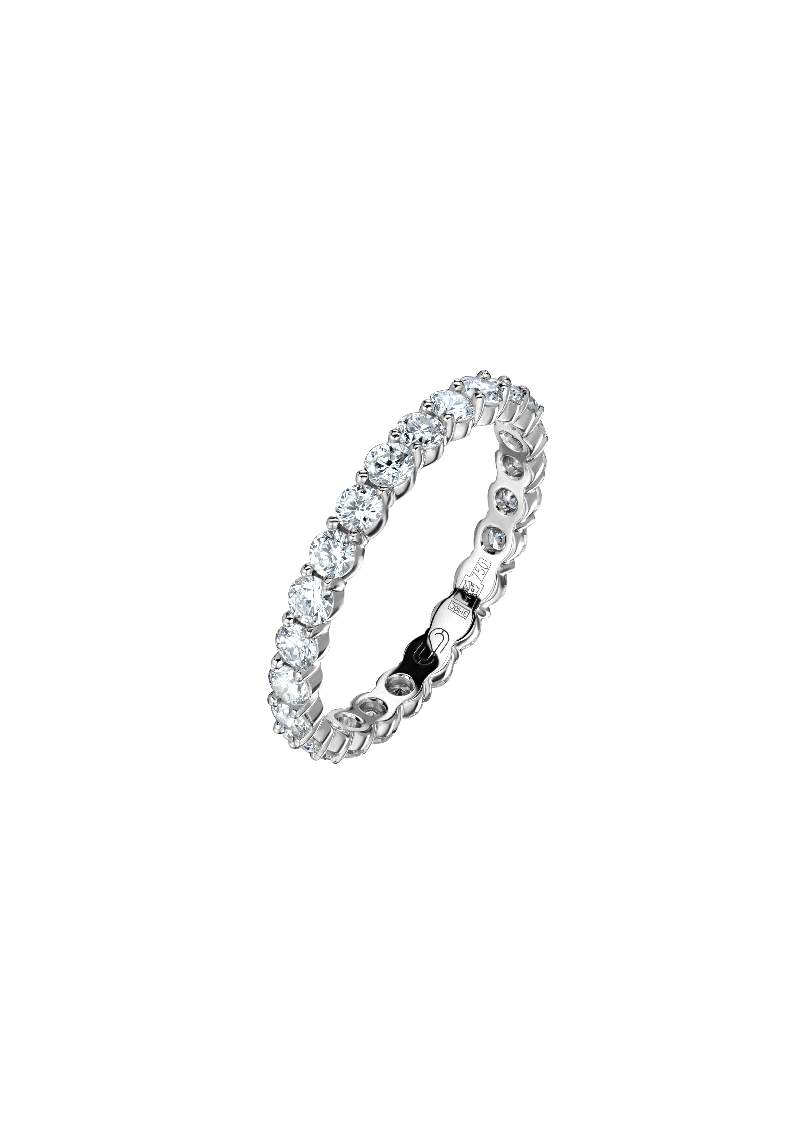 DIAMOND ETERNITY BAND 24                     
 1.18 CTW  18k White Gold    