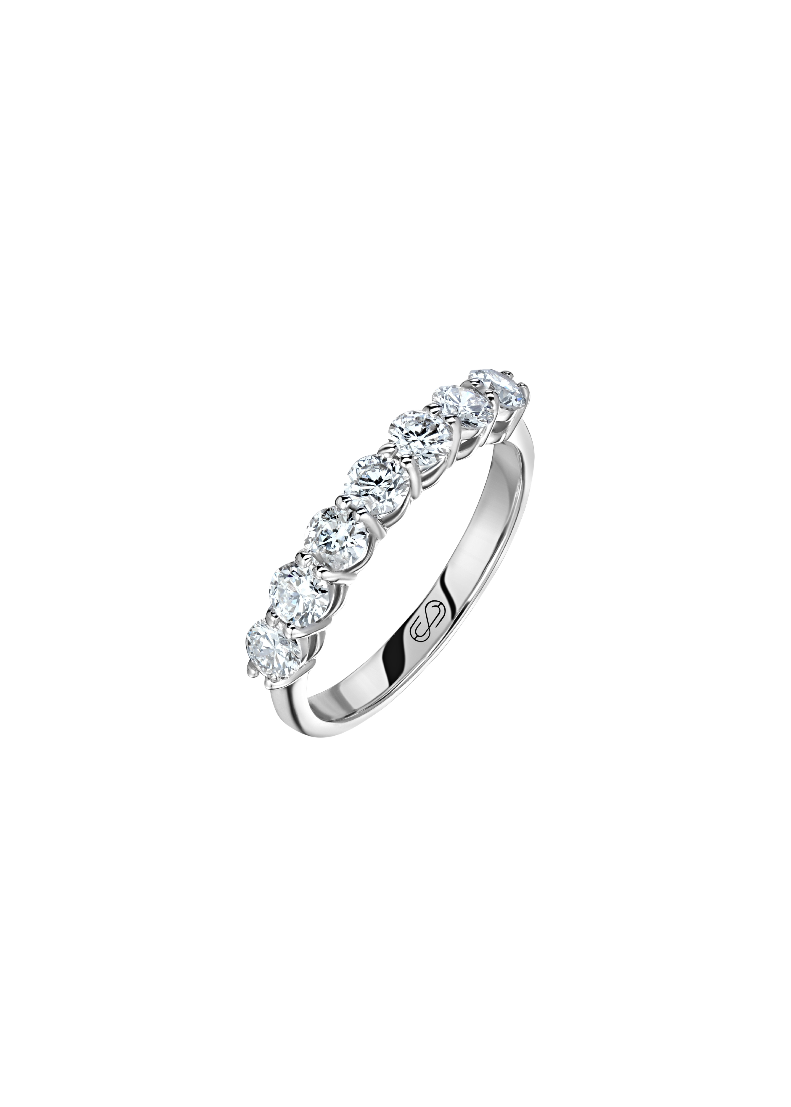 DIAMOND ETERNITY BAND 7  
0.935 CTW 18k White Gold
