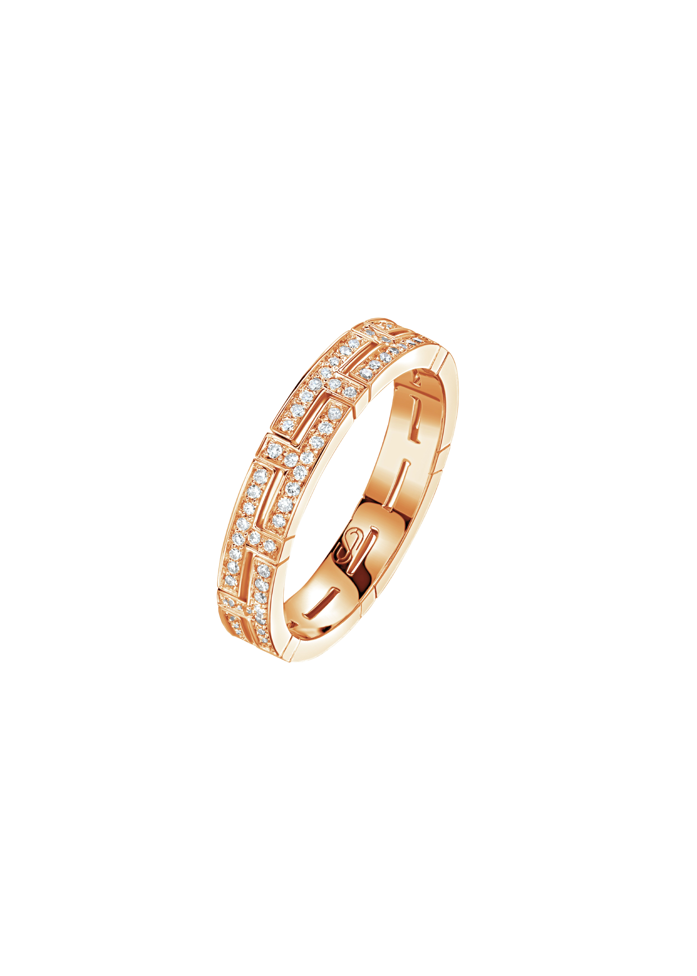 "TTAURI" DIAMOND ETERNITY BAND 120 
0.39 CTW 18k Rose Gold 